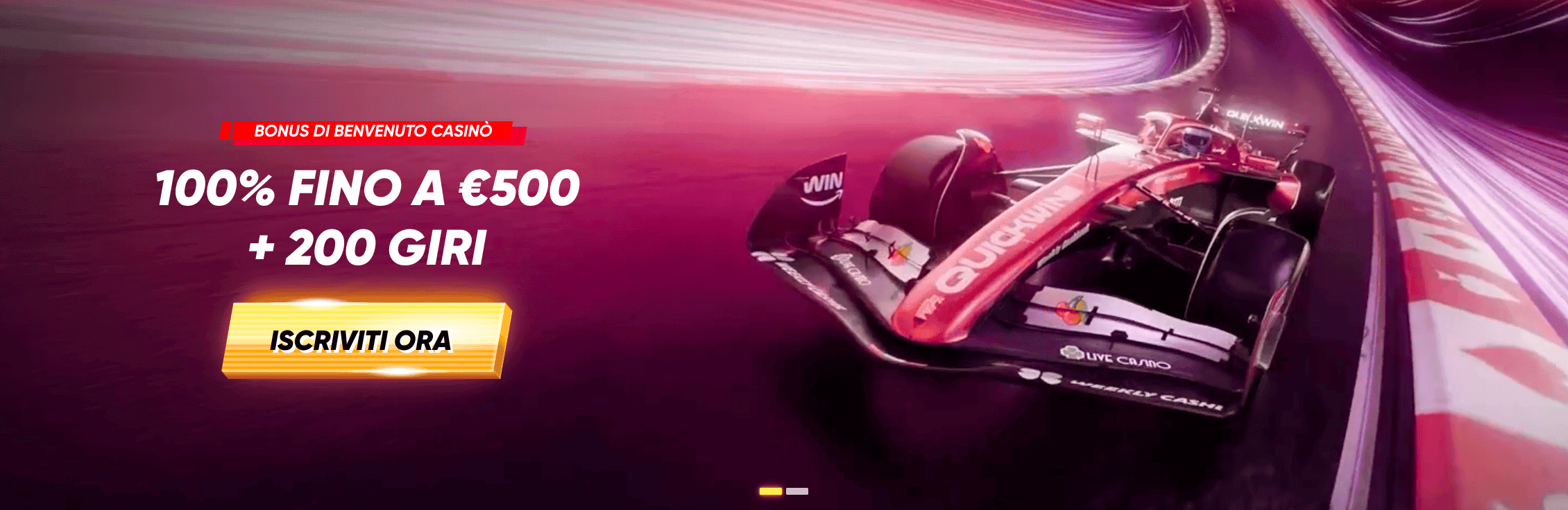 QuickWin casino bonus benvenuto